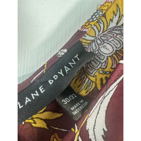 Lane Bryant Modern Swing Double-Layer Chiffon Tank – Size 30 - Picture 3 of 6